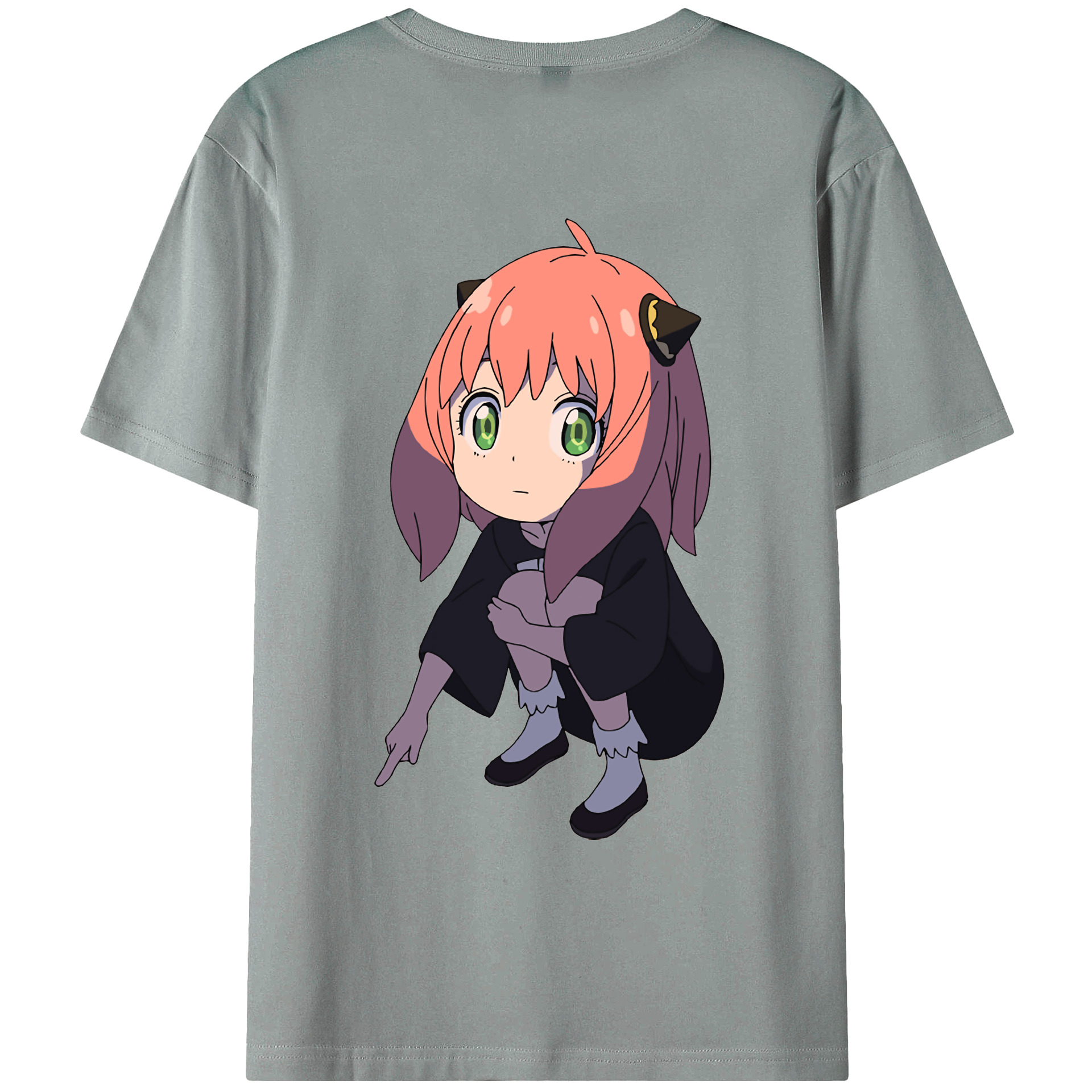 （画像用） SPY×FAMILY间谍家家酒 綿100％ メンズ半袖Tシャツ（バックプリント） 通気性